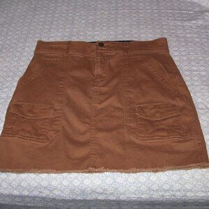 Democracy Brown Denim Skirt - size 6
